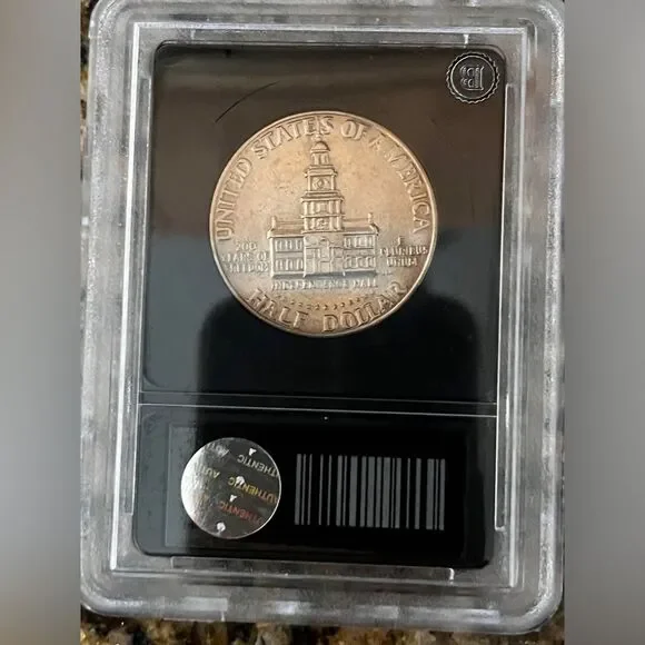 1776 1976 Kennedy Half Dollar Authenticated Uncirculated - Picture 5 of 5